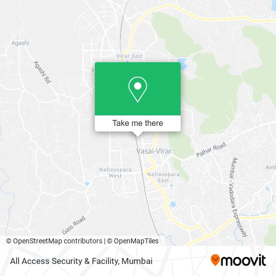 All Access Security & Facility map