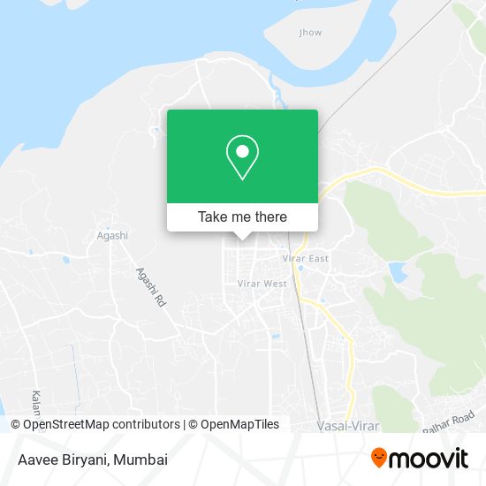 Aavee Biryani map