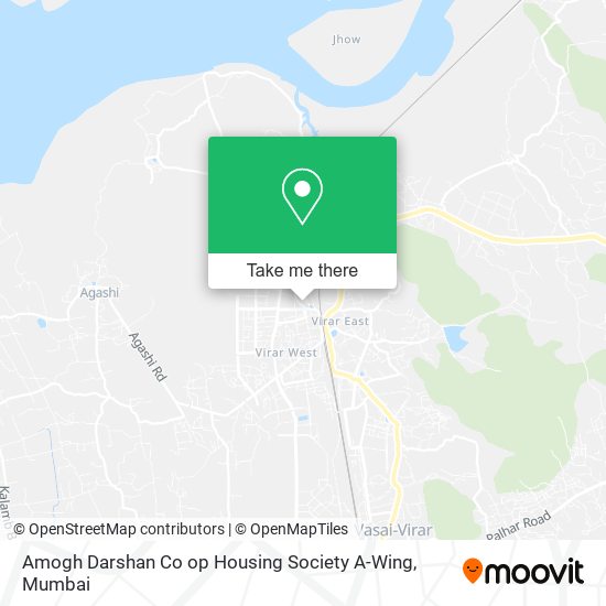 Amogh Darshan Co op Housing Society A-Wing map