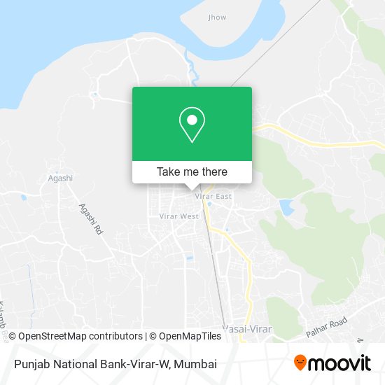 Punjab National Bank-Virar-W map