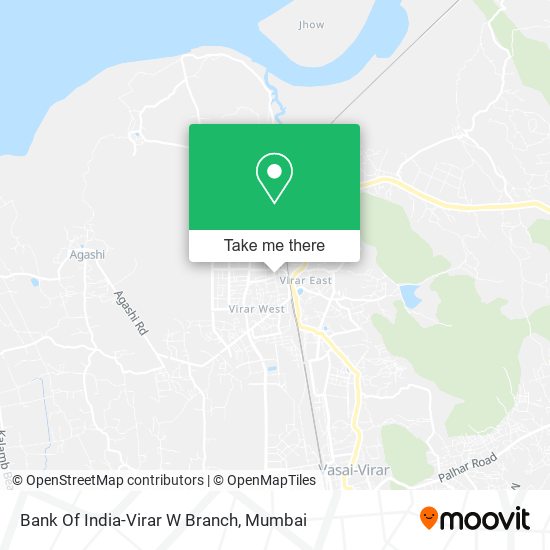 Bank Of India-Virar W Branch map