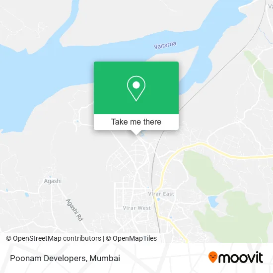 Poonam Developers map