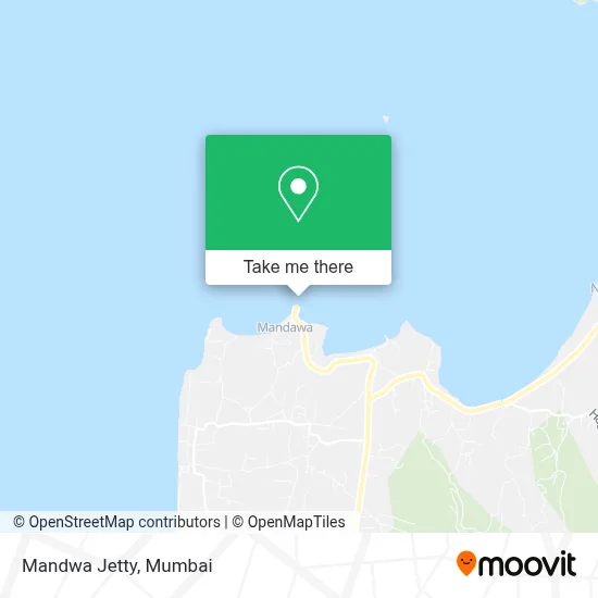 Mandwa Jetty map