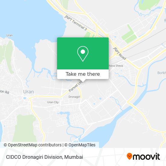 CIDCO Dronagiri Division map