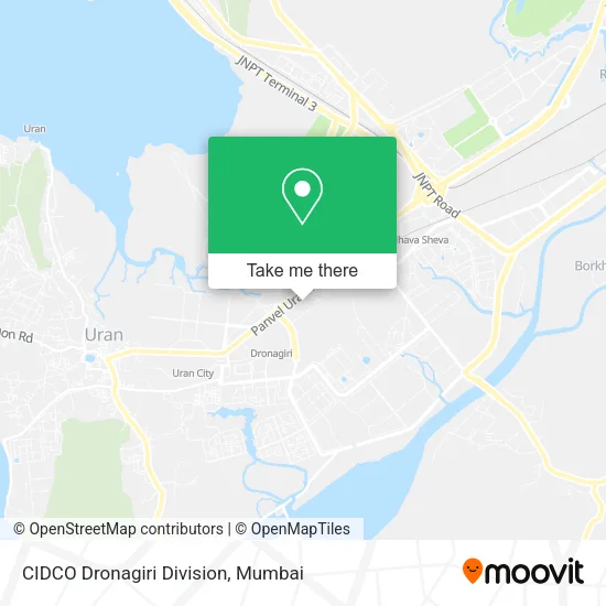 CIDCO Dronagiri Division map