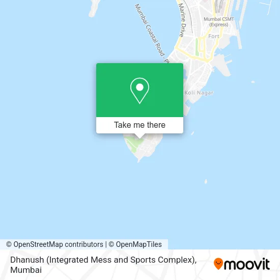 Dhanush (Integrated Mess and Sports Complex) map