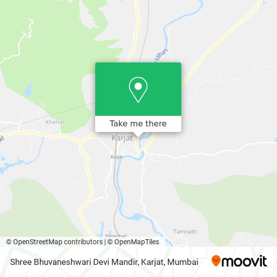 Shree Bhuvaneshwari Devi Mandir, Karjat map