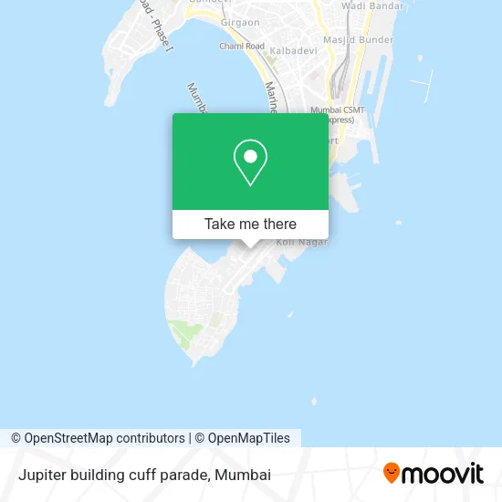 Jupiter building cuff parade map