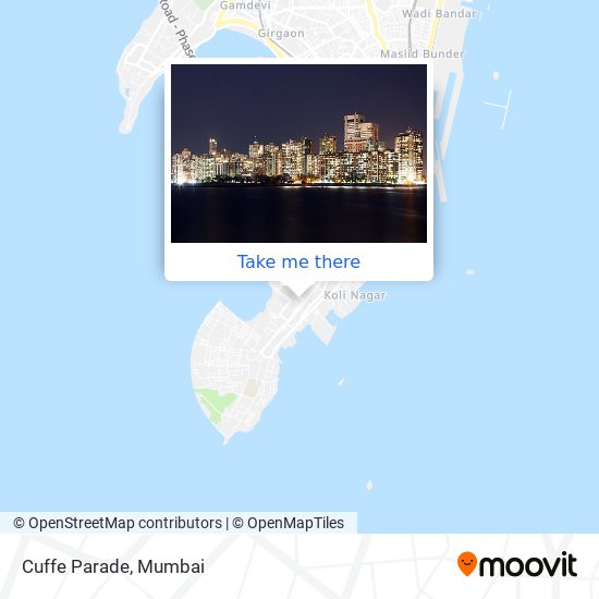 Cuffe Parade map
