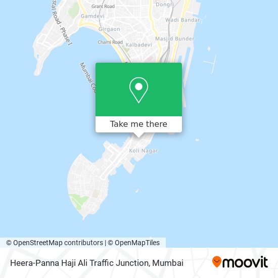 Heera-Panna Haji Ali Traffic Junction map