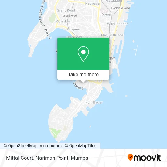 Mittal Court, Nariman Point map