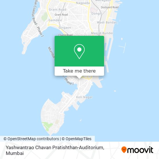 Yashwantrao Chavan Pratishthan-Auditorium map