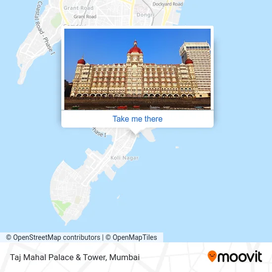 Taj Mahal Palace & Tower map