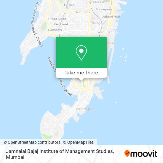Jamnalal Bajaj Institute of Management Studies map