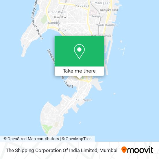 The Shipping Corporation Of India Limited map