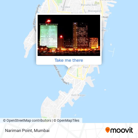 Nariman Point map