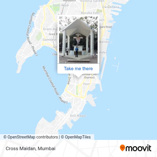 How to Get to Cross Maidan in Colaba by Bus, Train, Metro or Ferry?