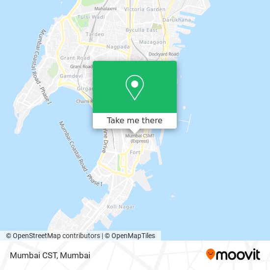 Mumbai CST map