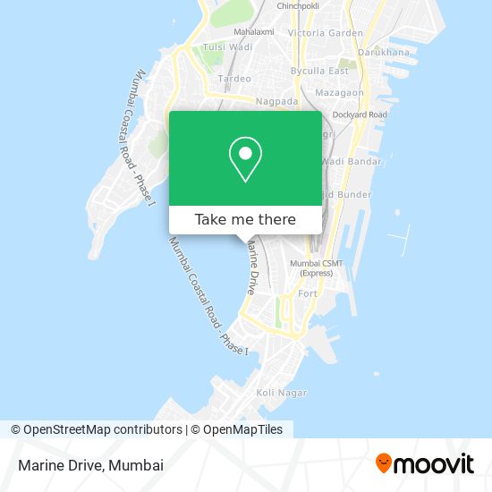 Marine Drive map