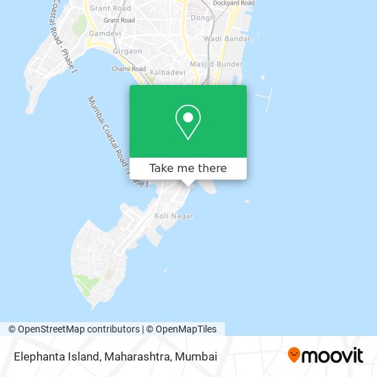 Elephanta Island, Maharashtra map