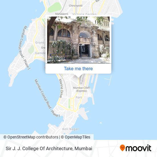 Sir J. J. College Of Architecture map