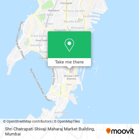 Shri Chatrapati Shivaji Maharaj Market Building map