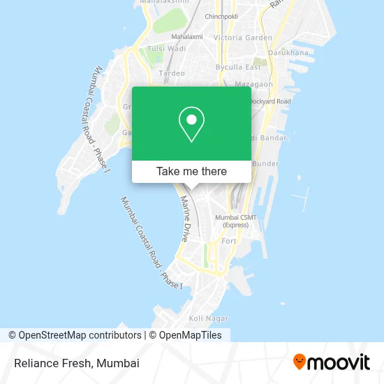 Reliance Fresh map