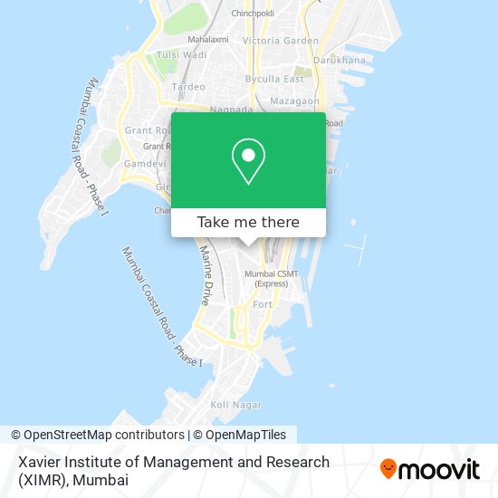 Xavier Institute of Management and Research (XIMR) map