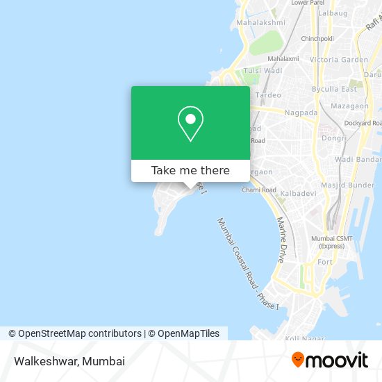 Walkeshwar map