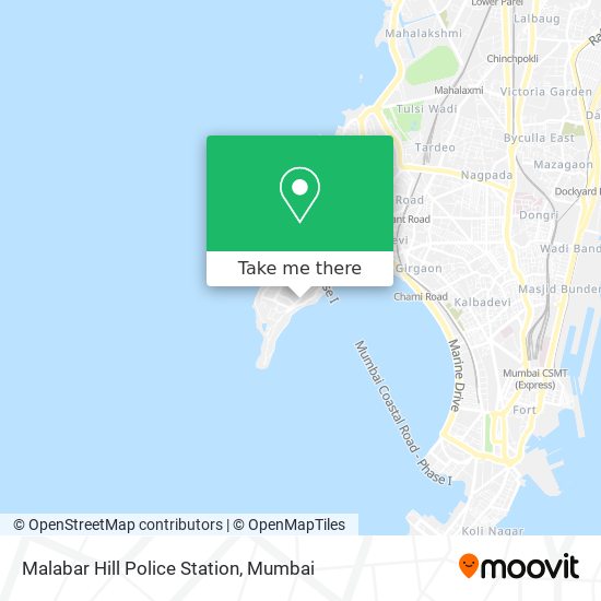 Malabar Hill Police Station map
