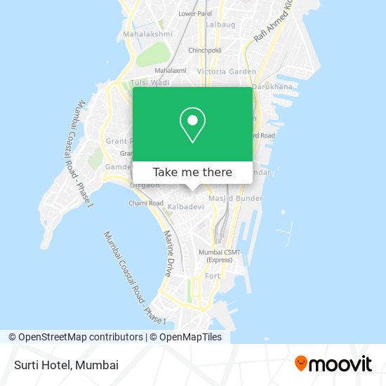 Surti Hotel map