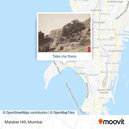 Malabar Hill map