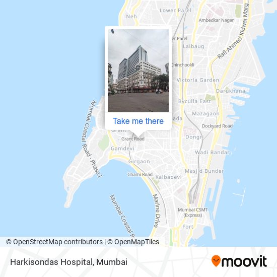 Harkisondas Hospital map