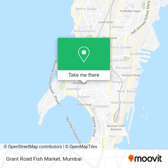 Grant Road Fish Market map