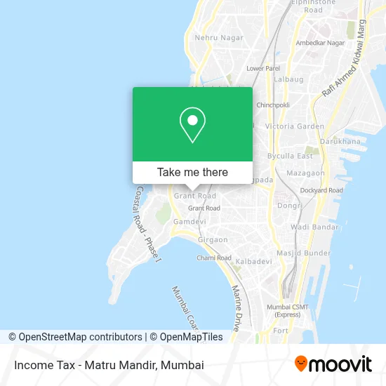 Income Tax - Matru Mandir map