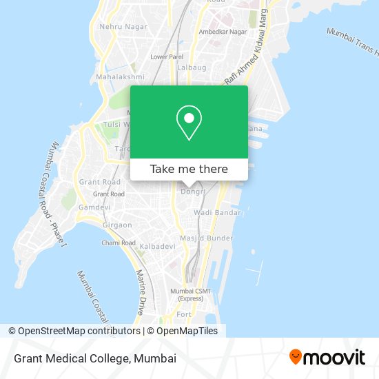 Grant Medical College map