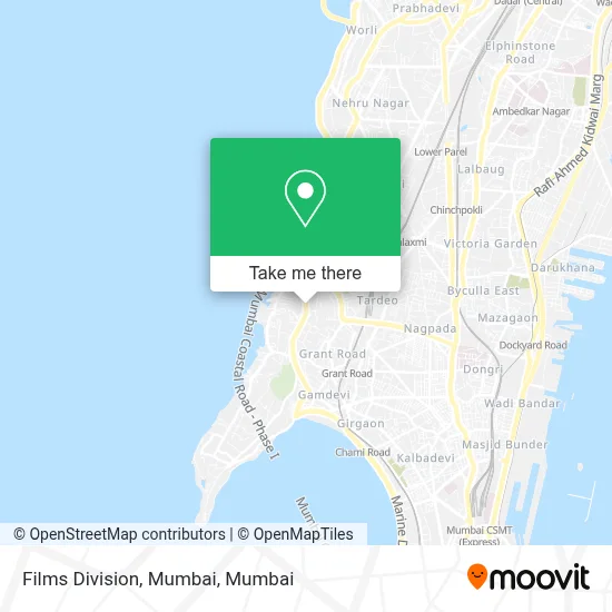 Films Division, Mumbai. map