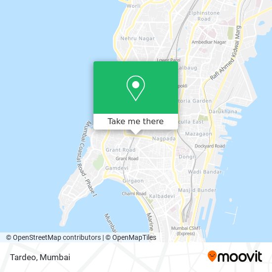 Tardeo map