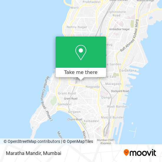 Maratha Mandir map