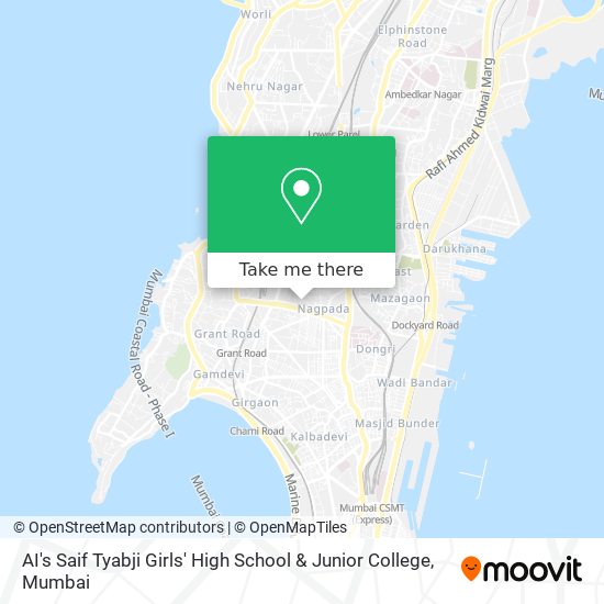 AI's Saif Tyabji Girls' High School & Junior College map
