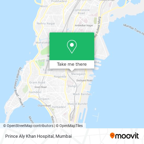 Prince Aly Khan Hospital map