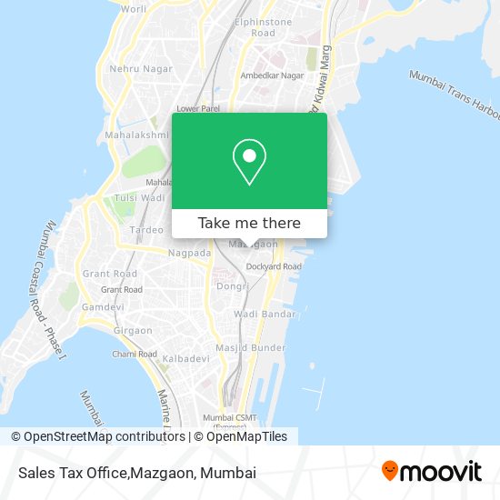 Sales Tax Office,Mazgaon map