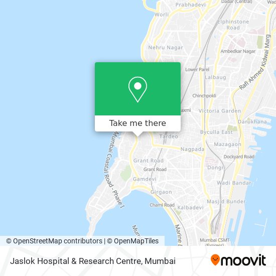 Jaslok Hospital & Research Centre map