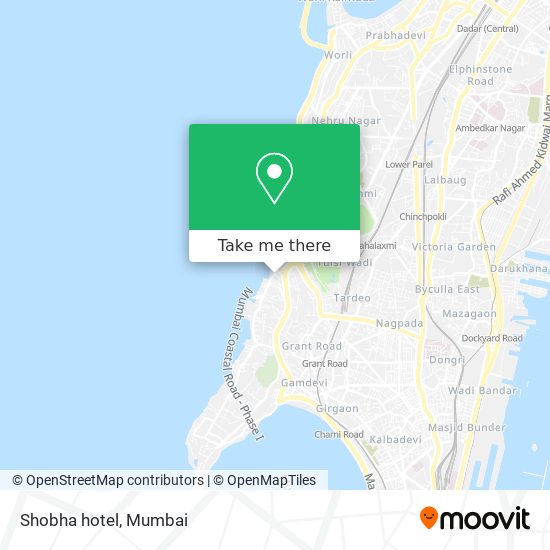 Shobha hotel map