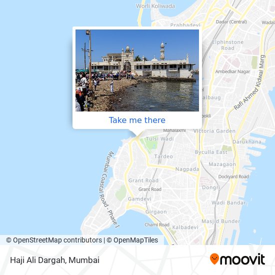 Haji Ali Dargah map