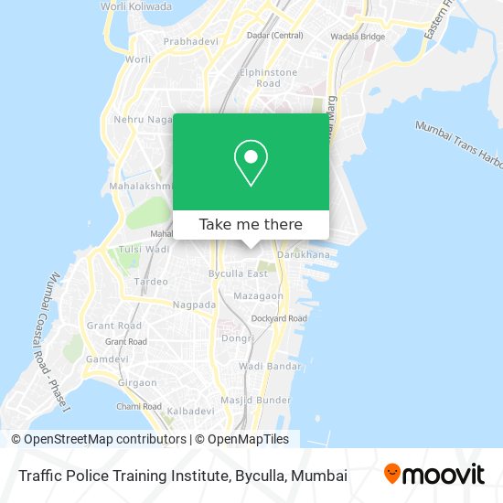 Traffic Police Training Institute, Byculla map