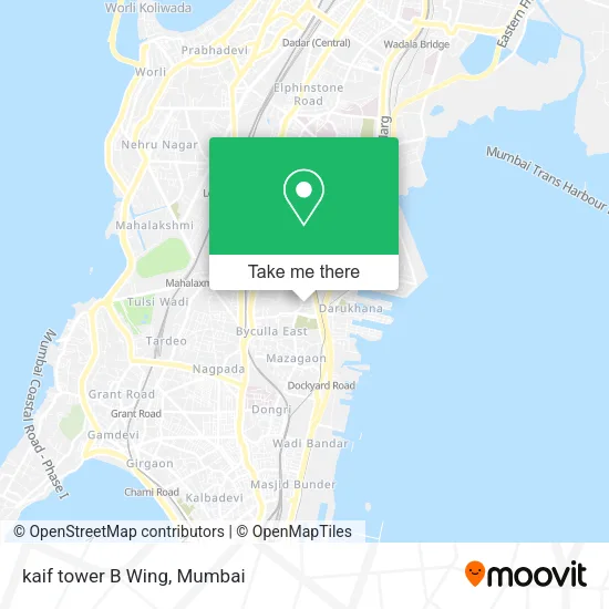 kaif tower B Wing map