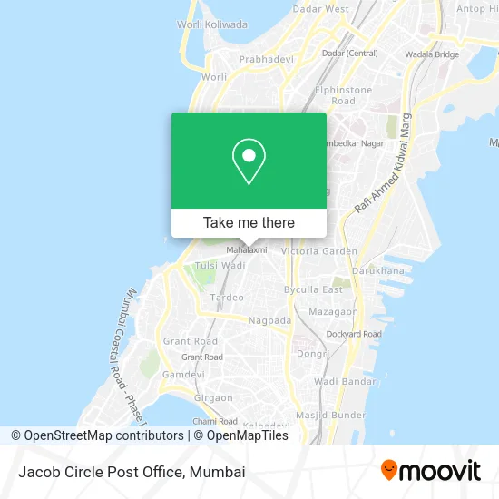 Jacob Circle Post Office map