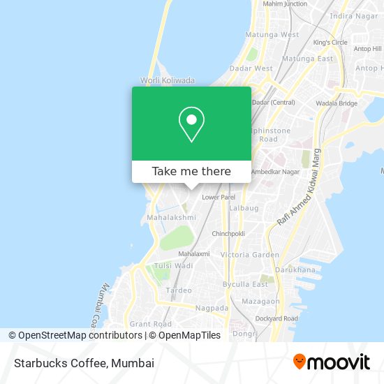 Starbucks Coffee map