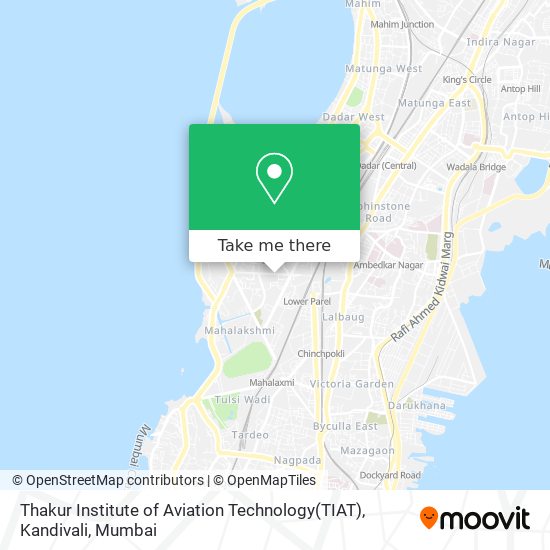 Thakur Institute of Aviation Technology(TIAT), Kandivali map